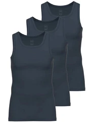 Ammann Achselhemd Athletic Shirt Day Modern Dunkelblau/Blau