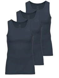 Ammann Achselhemd Athletic Shirt Day Modern Dunkelblau/Blau