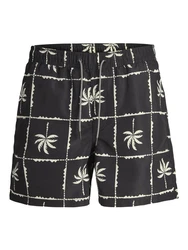 Jack & Jones JPSTFIJI JJSWIM OCEANDAY SS24 Gelb/Schwarz/Beige/Dunkelblau/Weiß/Creme