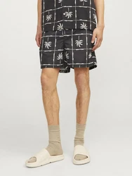 Jack & Jones JPSTFIJI JJSWIM OCEANDAY SS24 Gelb/Schwarz/Beige/Dunkelblau/Weiß/Creme