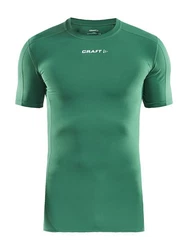 Craft Thermounterhemd Pro Control Compression Tee Grün/Dunkelgrün/Dunkelrot/Neonfarben