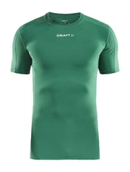 Craft Thermounterhemd Pro Control Compression Tee Grün/Dunkelgrün/Dunkelrot/Neonfarben