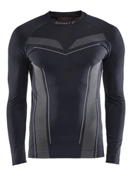Craft Thermounterhemd Pro Control Seamless Jersey Grau/Schwarz