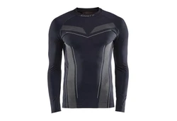Craft Thermounterhemd Pro Control Seamless Jersey Grau/Schwarz