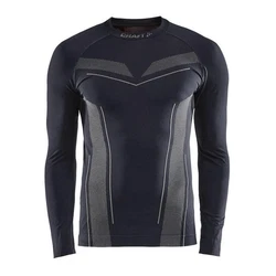Craft Thermounterhemd Pro Control Seamless Jersey Grau/Schwarz