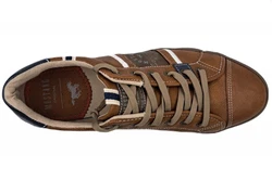 MUSTANG Sneaker Slipper Braun/Dunkelbraun/Beige
