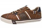 MUSTANG Sneaker Slipper Braun/Dunkelbraun/Beige