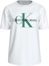 T-Shirt SEASONAL MONOLOGO TEE mit groem Logodruck