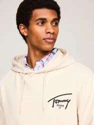 Tommy Jeans Kapuzensweatshirt TJM REG ENTRY GRAPHIC HOODIE Beige/Khaki