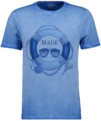 RAGMAN T-Shirt Hellblau/Blau