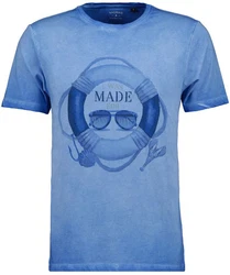 RAGMAN T-Shirt Hellblau/Blau