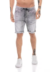 RedBridge Jeansshorts Herren Denim Hellgrau/Grau
