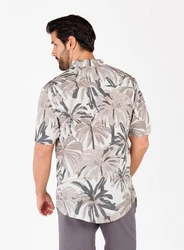 Key Largo Kurzarmhemd MSH CASA Blau/Beige/Grau/Hellblau