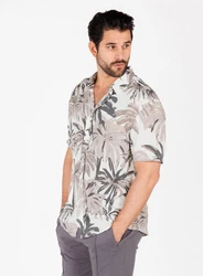 Key Largo Kurzarmhemd MSH CASA Blau/Beige/Grau/Hellblau