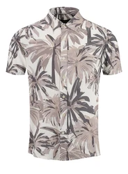 Key Largo Kurzarmhemd MSH CASA Blau/Beige/Grau/Hellblau