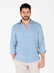 Key Largo Longsleeve MSH FINCA 1/1 Hellblau/Dunkelblau/Blau