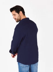 Key Largo Longsleeve MSH FINCA 1/1 Dunkelblau/Hellblau/Blau