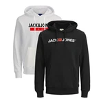 Jack & Jones Hoodie INFINITY Multipack Schwarz/Hellblau/Rot