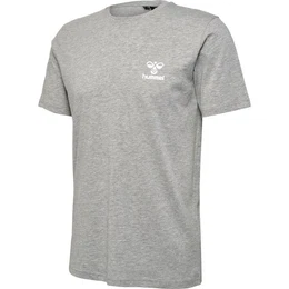 Kurzarmshirt hmlFav Logo T-Shirt GREY MELANGE