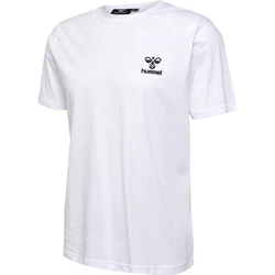 hummel Kurzarmshirt hmlFav Logo T-Shirt weiß