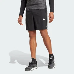 adidas Performance Sweatshorts GYM+ TRAINING 3-STREIFEN WOVEN SHORTS Dunkelgrau/Grau/Schwarz