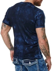 L.gonline Herren T-Shirt mit Knopfleiste 