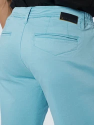 NO EXCESS Chinoshorts Hellblau/Blau
