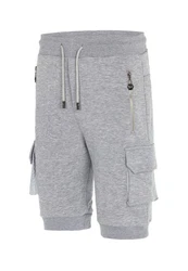 Redbridge Sweatshorts Cargo Grau/Hellgrau