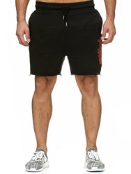 RedBridge Sweatshorts Herren Shorts Schwarz/Rot/Rosa
