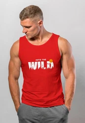 Neverless Tanktop Herren Into the Wild Rot