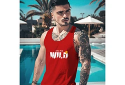 Neverless Tanktop Herren Into the Wild Rot