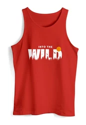 Neverless Tanktop Herren Into the Wild Rot