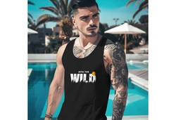 Neverless Tanktop Herren Into the Wild Rot/Orange
