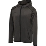 hummel Sweatshirt hmlAuthentic Pro Zip Hoodie Dunkelgrau/Grau/Schwarz/Hellgrau
