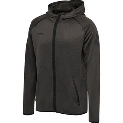 hummel Sweatshirt hmlAuthentic Pro Zip Hoodie Dunkelgrau/Grau/Schwarz/Hellgrau