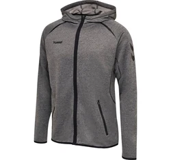 hummel Sweatshirt hmlAuthentic Pro Zip Hoodie Dunkelgrau/Hellgrau/Grau