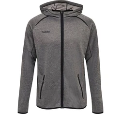 hummel Sweatshirt hmlAuthentic Pro Zip Hoodie Dunkelgrau/Hellgrau/Grau