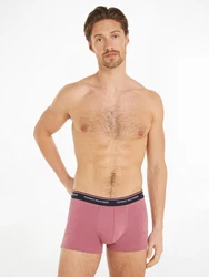 Tommy Hilfiger Underwear Trunk 3P TRUNK mit Logo-Elastikbund well water/stonewash/metro mauve