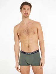 Tommy Hilfiger Underwear Trunk 3P TRUNK mit Logo-Elastikbund well water/stonewash/metro mauve