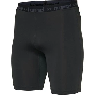 hummel First Performance Tight Shorts Schwarz/Dunkelgrau