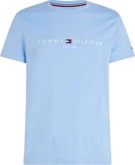 TOMMY HILFIGER T-Shirt Hellblau/Blau