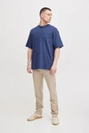 Blend Stoffhose BLEND BHLangford Beige/Dunkelblau/Blau/Hellblau Blend Stoffhose BLEND BHLangford Beige/Dunkelblau/Blau/Hellblau