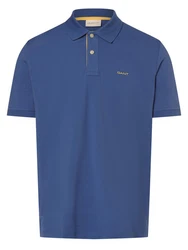 GANT Poloshirt REGULAR CONTRAST PIQUE RUGGER Blau