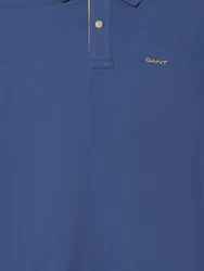 GANT Poloshirt REGULAR CONTRAST PIQUE RUGGER Blau