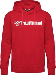 hummel Kapuzenpullover Hmlgo 2.0 Logo Hoodie Rot/Dunkelrot