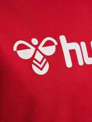 hummel Kapuzenpullover Hmlgo 2.0 Logo Hoodie Rot/Dunkelrot