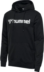 hummel Kapuzenpullover Hmlgo 2.0 Logo Hoodie Dunkelgrau/Schwarz/Grau
