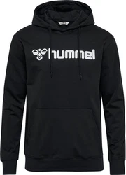 hummel Kapuzenpullover Hmlgo 2.0 Logo Hoodie Dunkelgrau/Schwarz/Grau