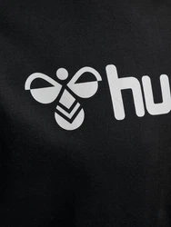 hummel Kapuzenpullover Hmlgo 2.0 Logo Hoodie Dunkelgrau/Schwarz/Grau