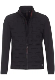 Softshelljacke Jacke Materialmixjacke mit Stehkragen und (1-St)